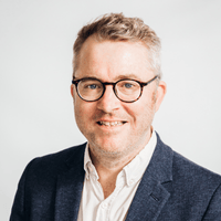 This is a picture of Sam Barrett, a speaker at the conference