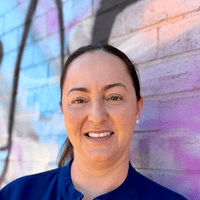 This is a picture of Natalie Bogoais, a speaker at the conference