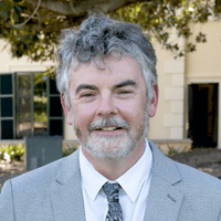 This is a picture of Chris Leishman, a speaker at the conference