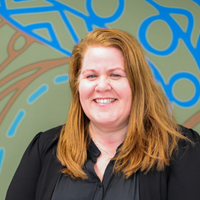 This is a picture of Gayle Mitchell, a speaker at the conference