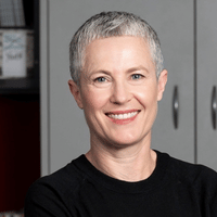 This is a picture of Kate Colvin, a speaker at the conference