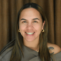 This is a picture of Amber Tapili, a speaker at the conference