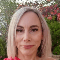 This is a picture of Katie Vos, a speaker at the conference